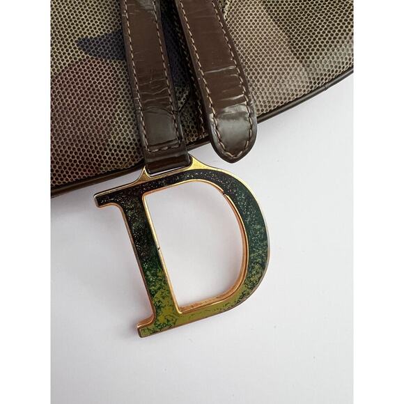 Vintage Dior Camo saddle bag( big size) - Picture 3 of 11